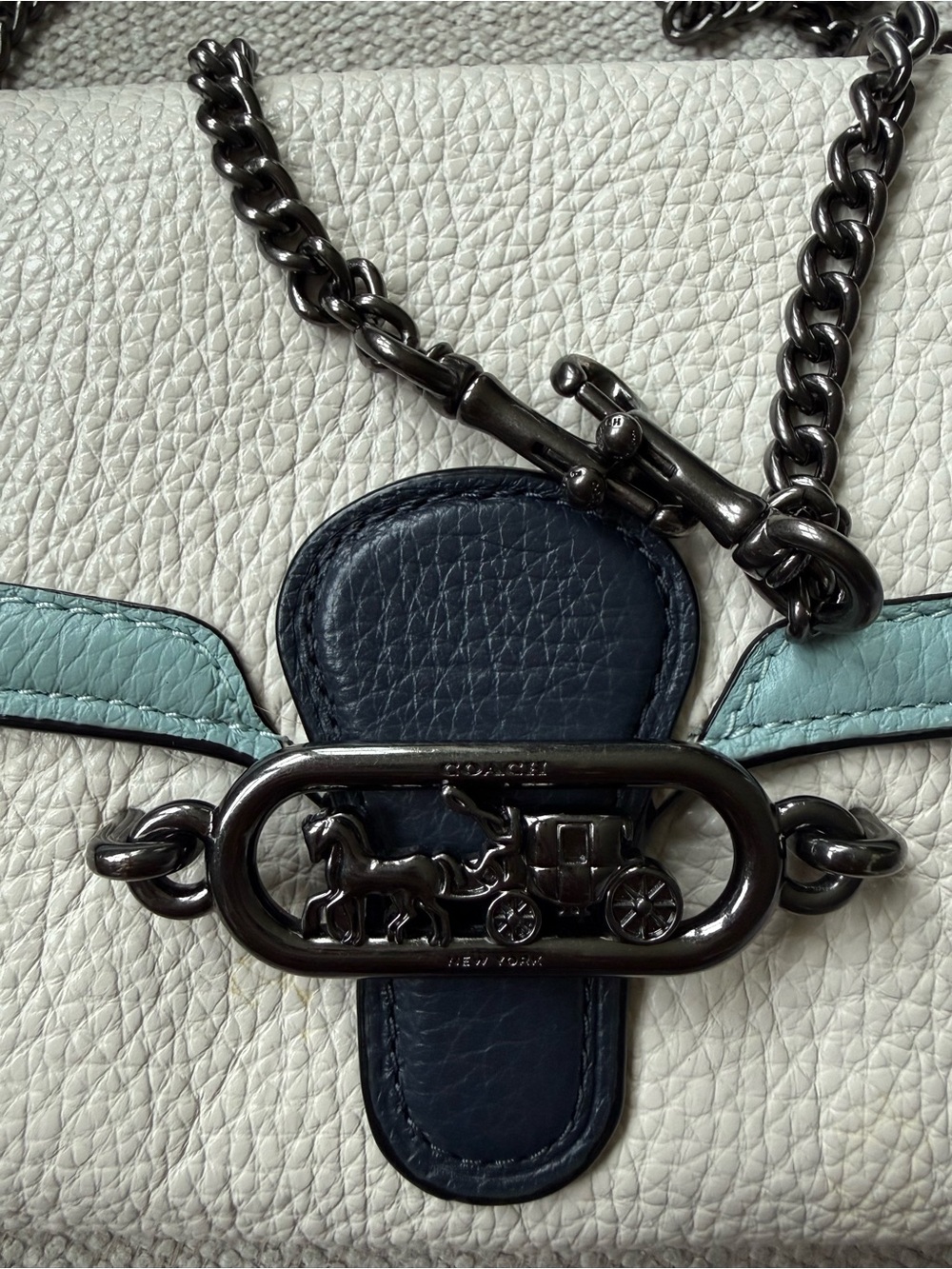 Coach jade colorblock chain crossbody - Picture 2 of 13